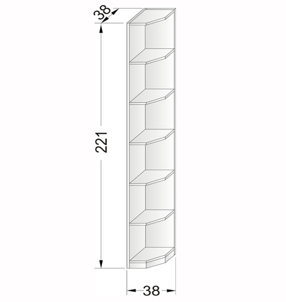 Rohový modul RGb38